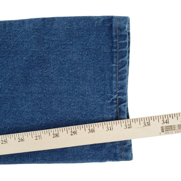 Wrangler Jeans Men's 34x32 Blue Denim Boot Cut Cowboy Western Ranch Work 936PWD - Picture 6 of 8